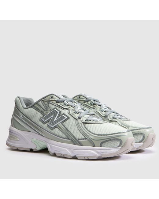 New Balance Gray 740 Trainers