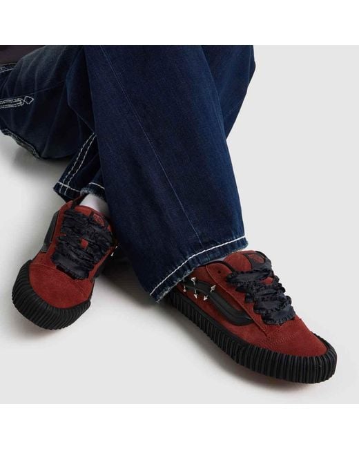 Vans Brown Knu Skool Pierced Trainers