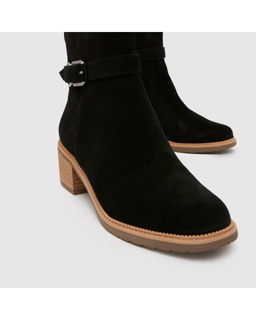 TOMS Black Hailey Buckle Boots