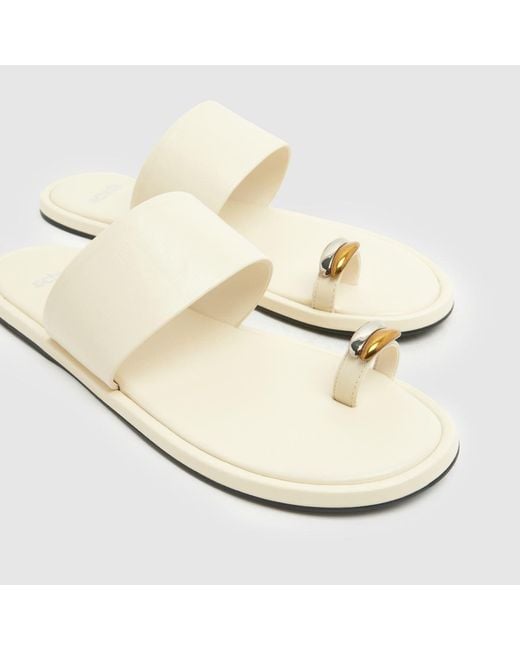 Schuh Metallic Thyme Metal Toe Loop Sandals