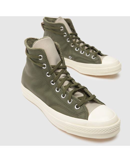 khaki chuck 70 counter climate trainers