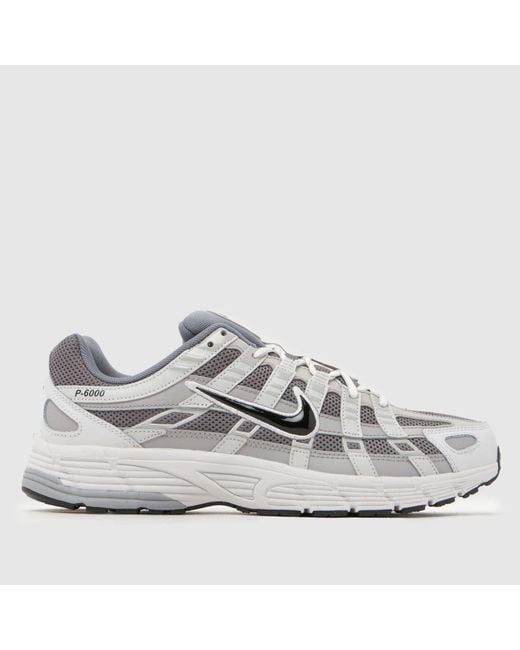 Nike Gray P-6000 Trainers for men