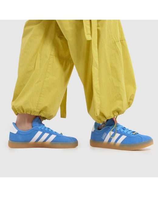 Adidas Blue Vl Court 3.0 Trainers In