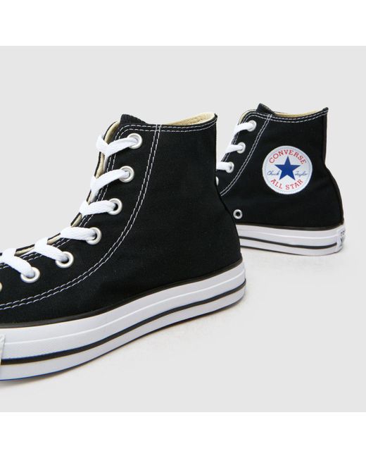 Converse Black All Star Hi Trainers
