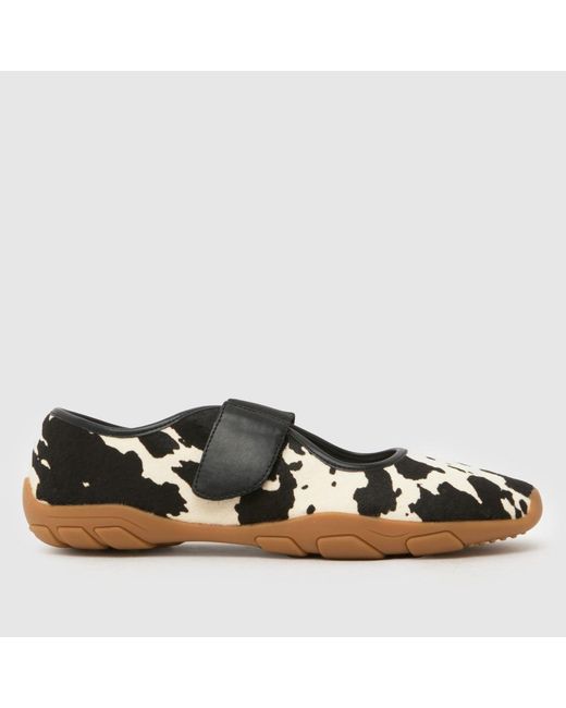Steve Madden Black Scooter Ballerina Trainers