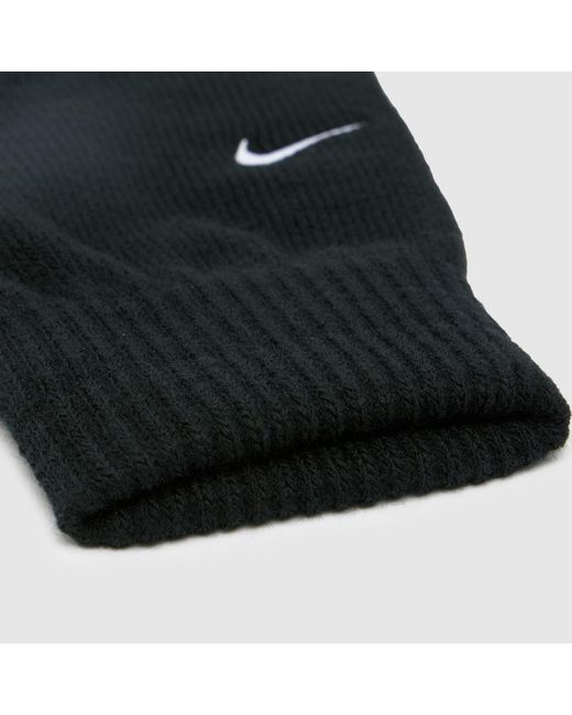 Nike Black Kids Knit Swoosh 3.0 Gloves