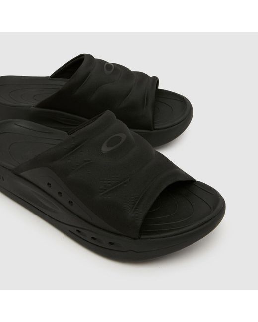 Oakley Black Studio Slide Sandals for men