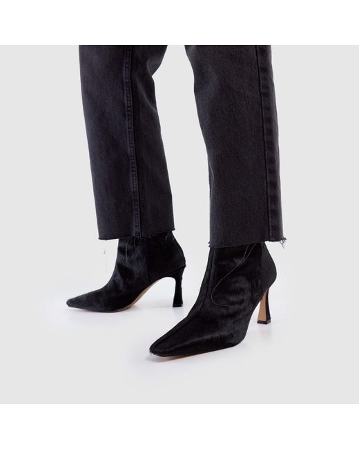 Schuh Black Bambi Point Heel Boots
