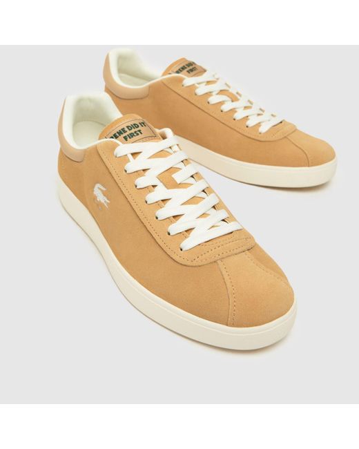 Lacoste Natural Baseshot Trainers In for men