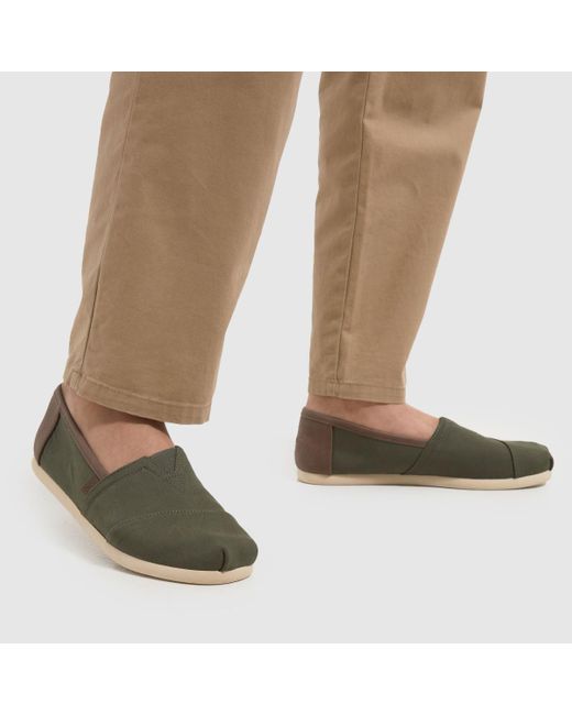 TOMS Green Alpargata 3.0 Shoes In for men