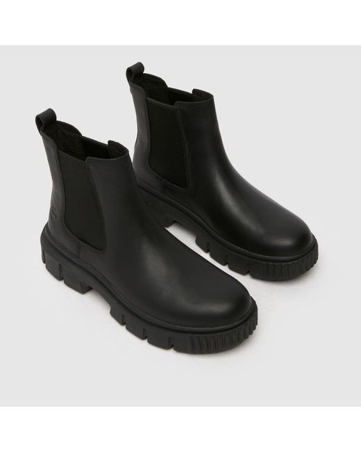 Timberland Black Greyfield Chelsea Boots