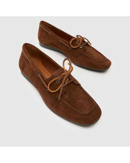 Vagabond Brown Shoemakers Hillary Boat Flats
