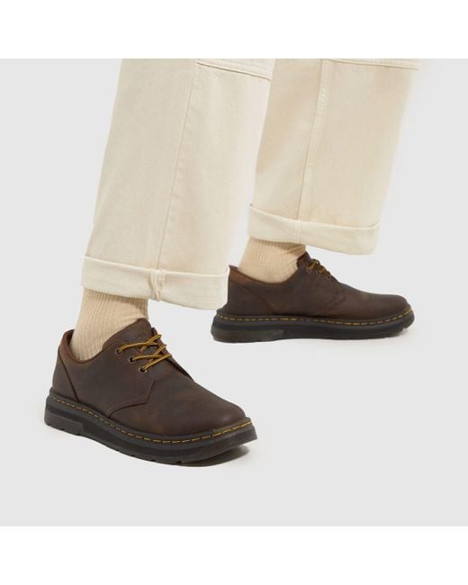 Dr. Martens Brown Crewson Lo Shoes In for men