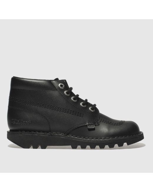 Kickers Black Kick Hi Mono Boots