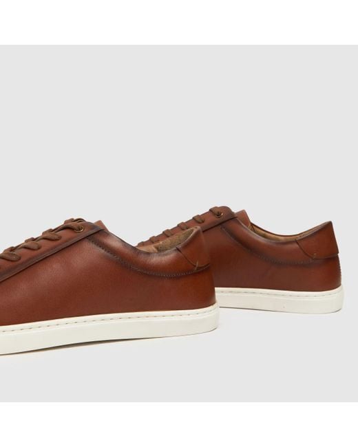 Schuh Brown Wayne Leather Trainers In for men