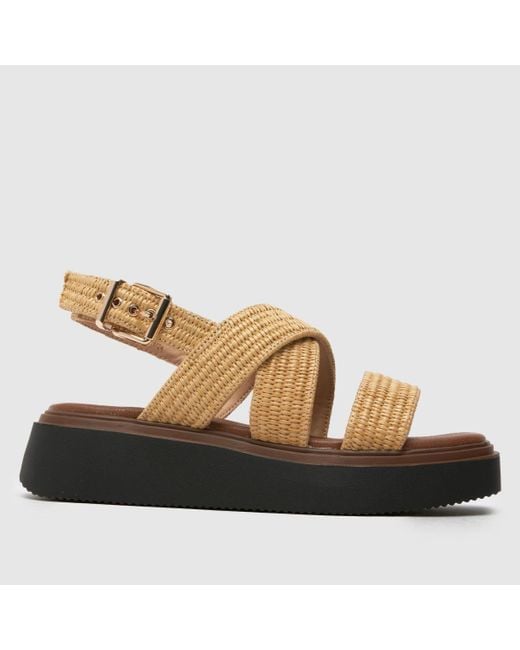 Schuh Brown Tamia Platform Sandals