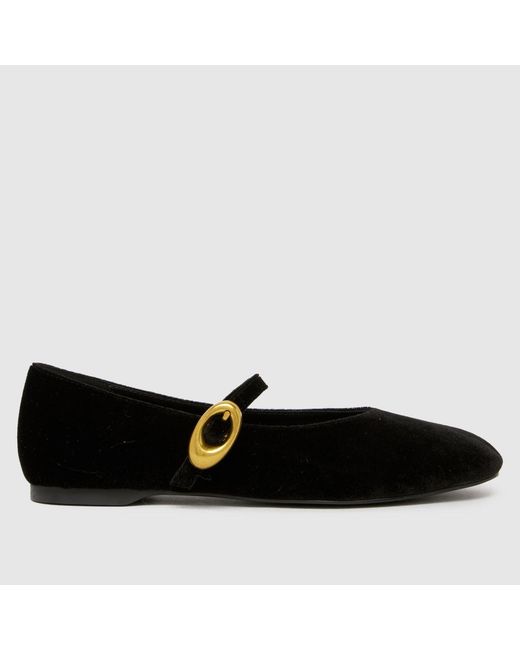 Schuh Black Lune Ballerina Flats
