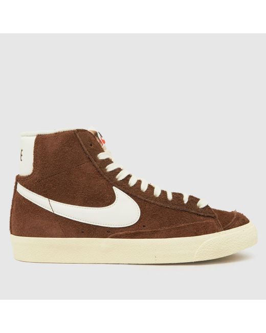 Nike Brown Blazer Mid 77 Trainers In