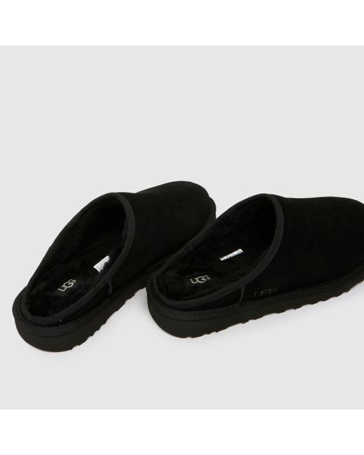 Ugg Black Classic Slip-on Slippers for men