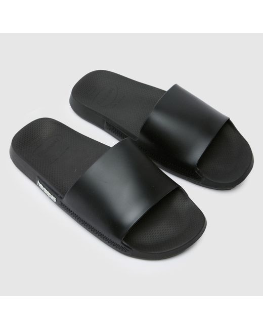 Havaianas Black Classic Slide Sandals In for men