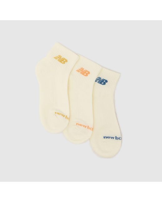New Balance Natural Everyday Ankle Socks 3 Pk