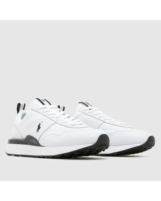 Polo Ralph Lauren White Train 89 Trainers for men