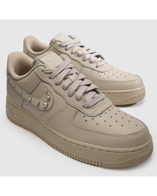 Nike Natural Air Force 1 Trainers