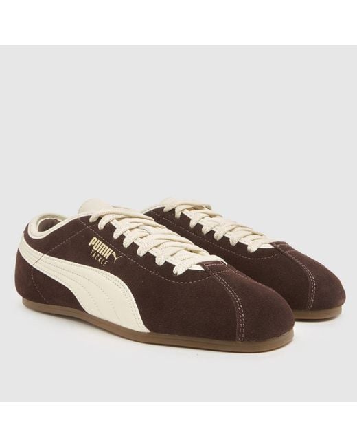 PUMA Brown Tackle Trainers