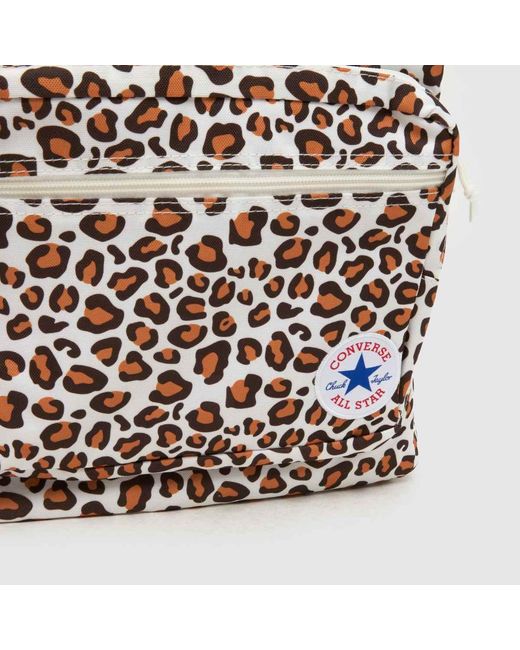 Converse Black Go 2 Leopard Backpack