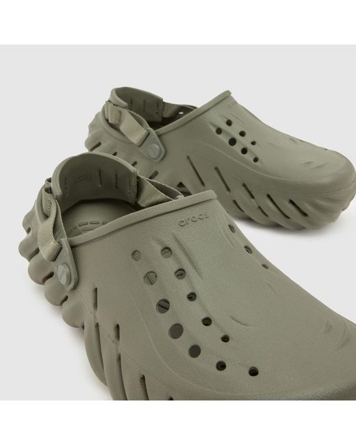 CROCSTM Green Echo Clog Sandals for men