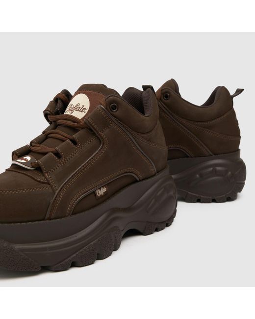Buffalo Brown Classic Low Trainers In