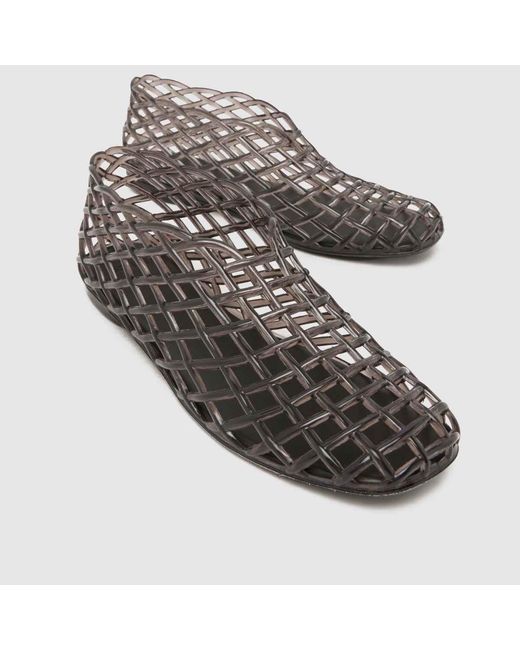 Schuh Gray Terrel Jelly Flats