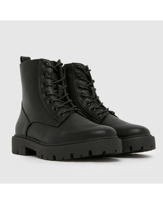 Schuh Black Asher Chunky Classic Boots