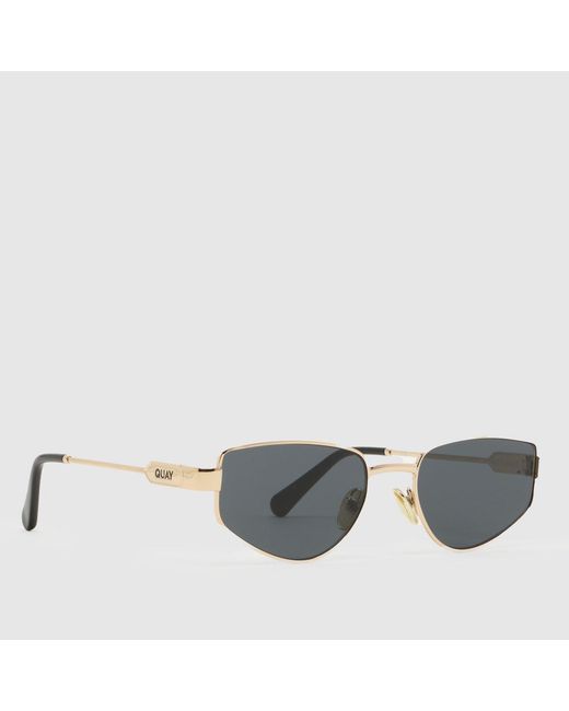 Quay Gray Hit Single Sunglasses