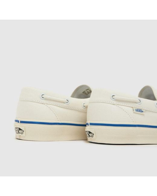 Vans White Authentic Boat Trainers for men