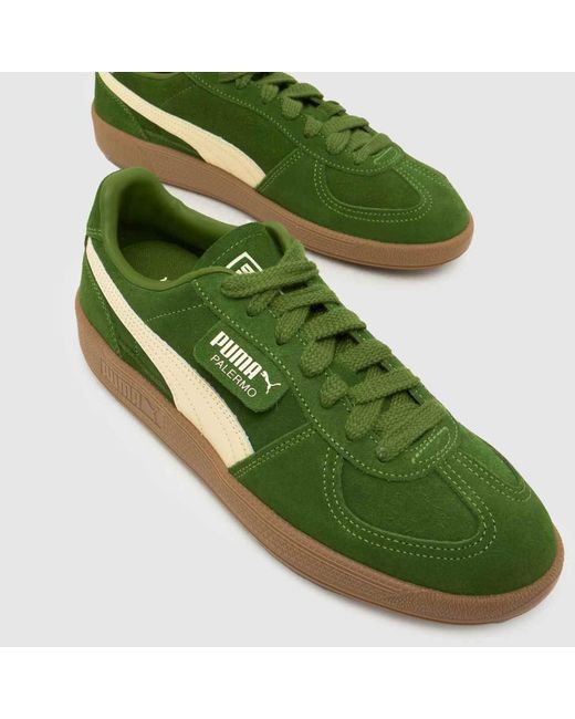 PUMA Green Palermo Trainers for men