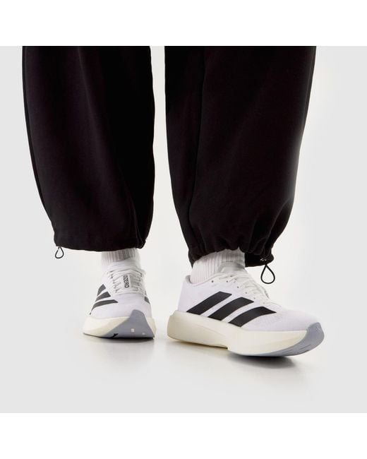 Adidas White Adizero Evo Sl Trainers