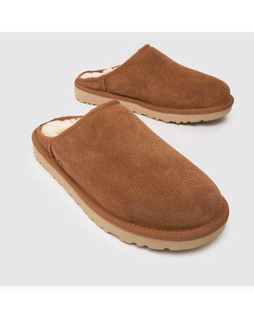 Ugg Brown Classic Slip On Slippers for men