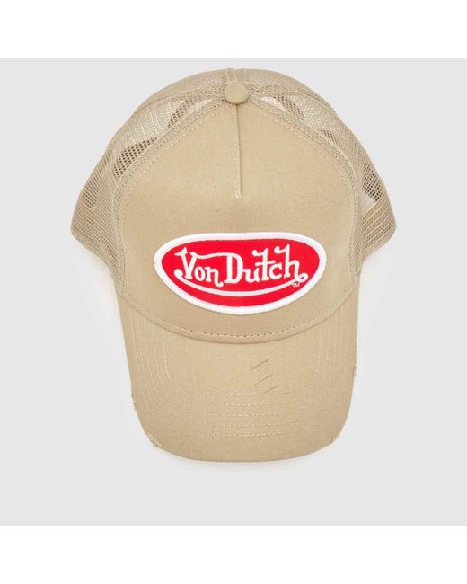 Von Dutch Pink Distressed Trucker Cap