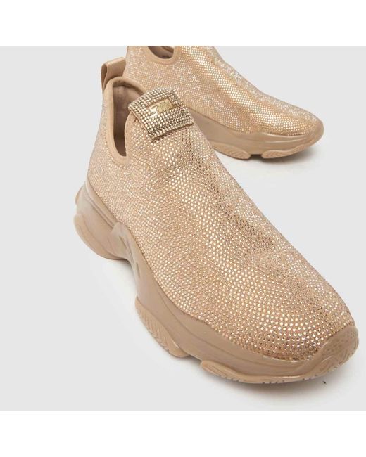 Steve Madden Natural Mythical Bling Trainers
