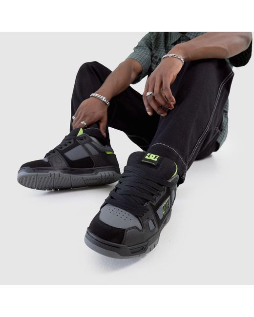 Dc Black Stag Trainers for men