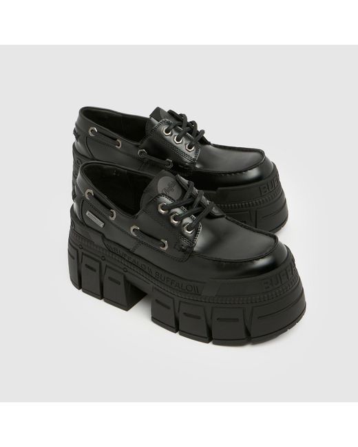 Buffalo Black London Gospher Boat Flats