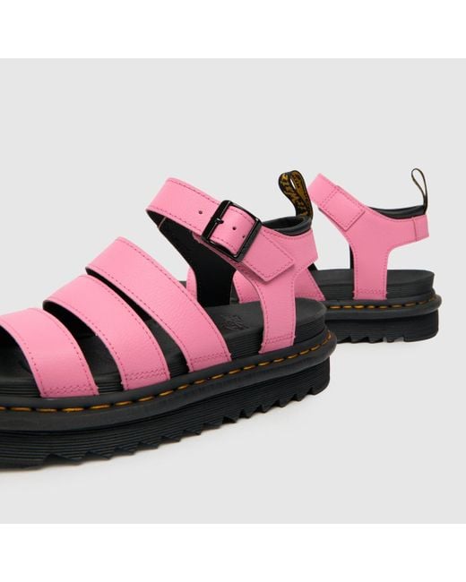 Dr. Martens Pink Blaire Sandals In