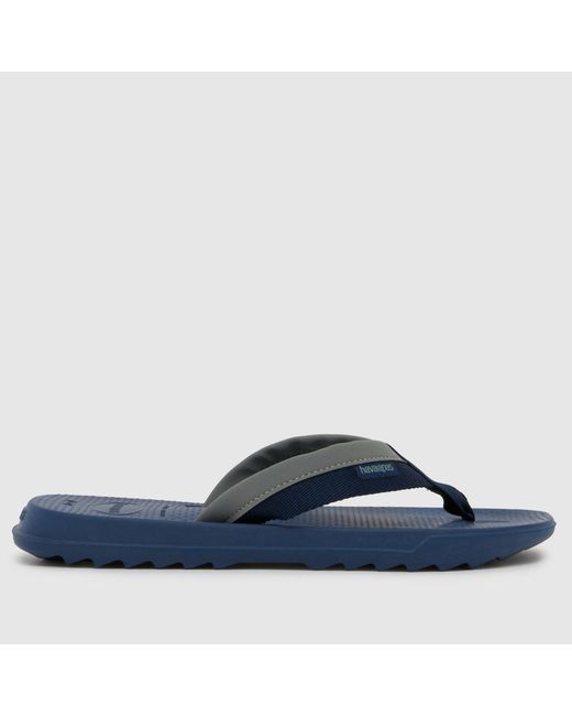 Havaianas Blue Track Plus Flip Sandals for men