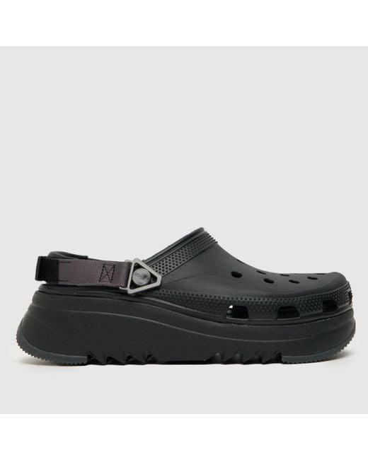 CROCSTM Black Classic Hiker Xscape Clog Sandals for men