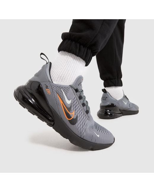 Nike Air Max 270 Trainers In Grey & Black for men