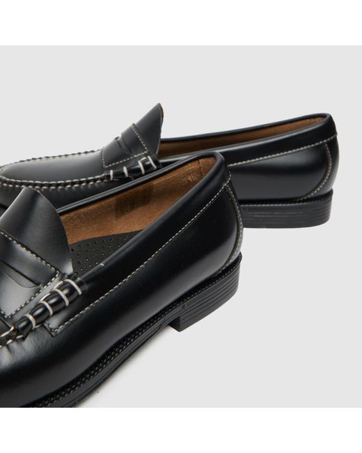G.H.BASS Black Weejun Larson Penny Loafer Shoes In for men