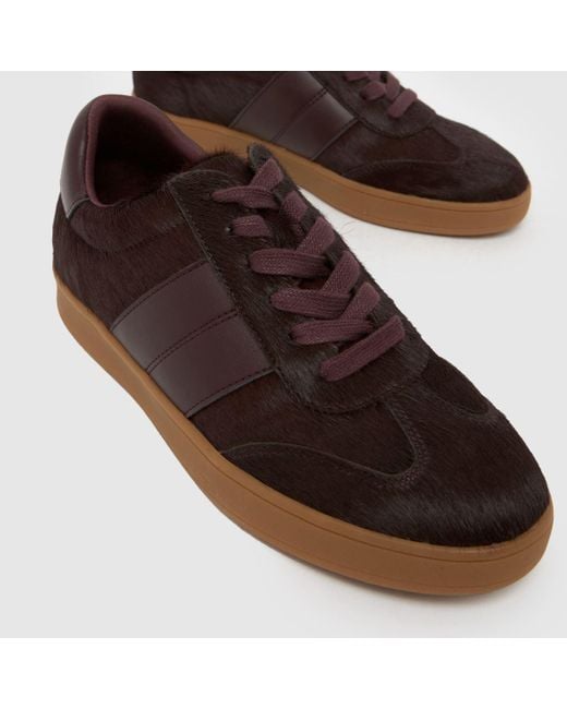 Schuh Brown Miley Leather Trainer Trainers