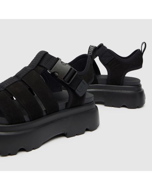 Ugg Black Cora Sandals In