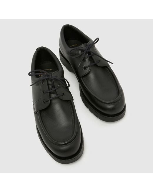 Kleman Black Alfan Shoes for men